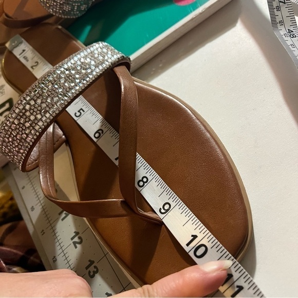 Italian shoemakers rhinestones summer sandals - Picture 9 of 9